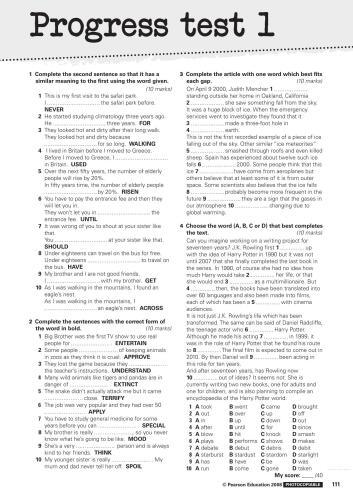 Activate! B2 Tests with Keys