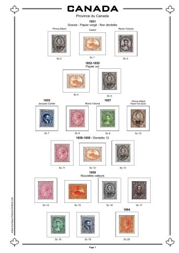 Album de Timbre Canada (1851-2005)