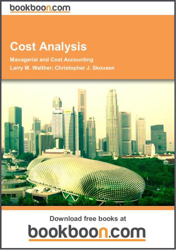 Cost Analysis. Managerial and Cost Accounting