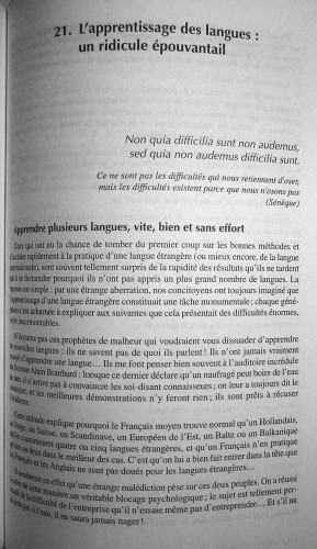 L'apprentissage des langues. Les méthodes de langues européennes et leur évolution