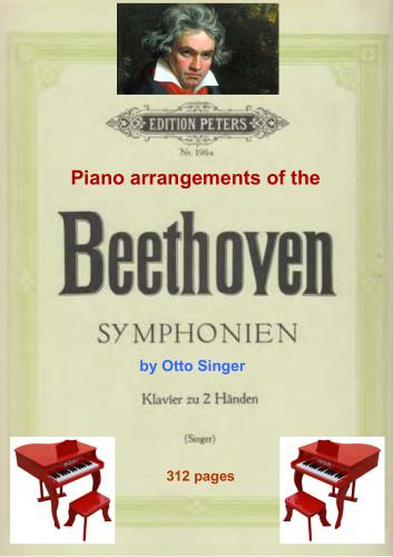 Arrangements for solo piano of the 9 symphonies