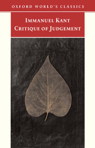 Critique of Judgement