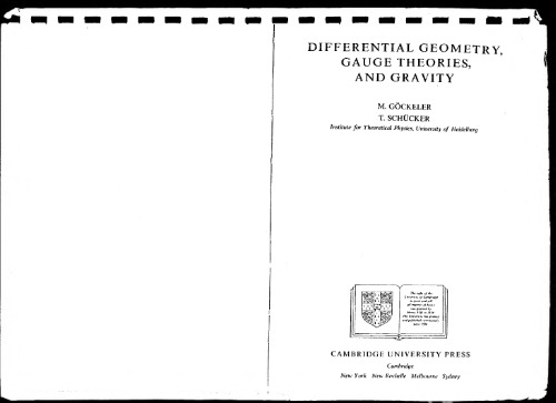 Differential Geometry, Gauge Theories, and Gravity
