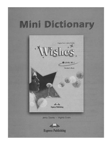 Wishes B2.1 mini-dictionary