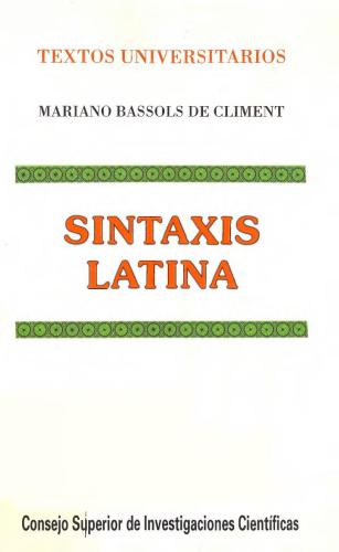 Sintaxis latina