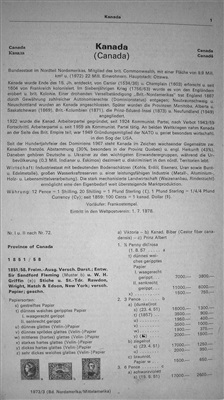 Nordamerika, Mittelamerika: Kanada. Kanadische Provinzen