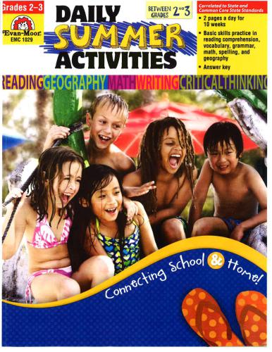 Daily activities moving from third to fourth grade