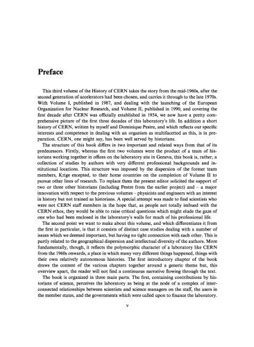 History of CERN, Volume 3
