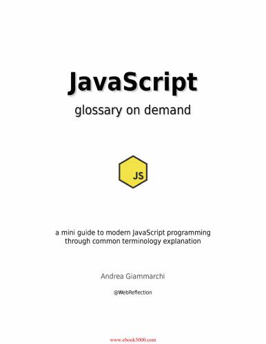 JavaScript glossary on demand