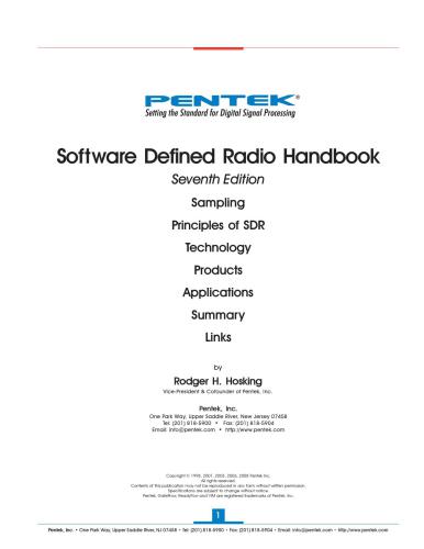 Software Defined Radio Handbook