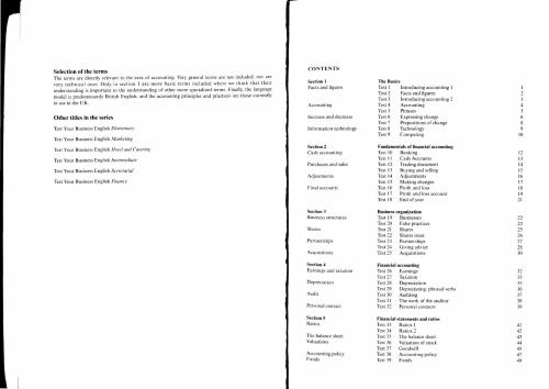 Test Your Business English. Accounting