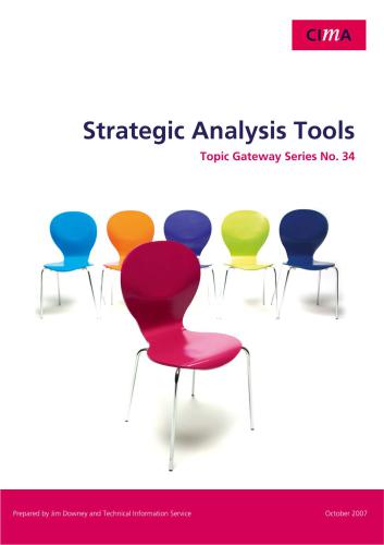 Strategic Analysis Tools. Статья