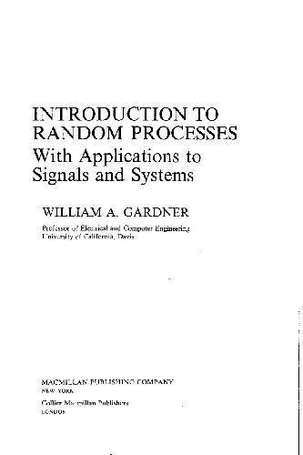 Introduction to random processes: with applications to signals and systems