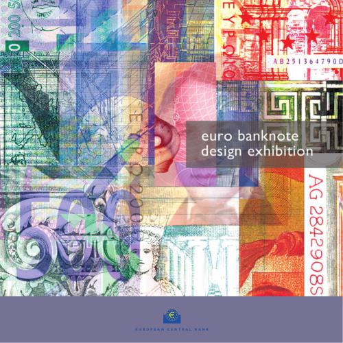 Euro banknote design exhibition