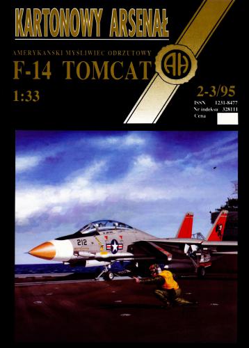 Halinski - Kartonowy Arsenal 2-3/95 F-14 Tomcat