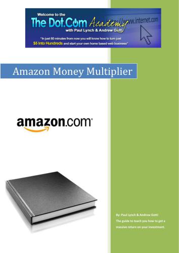 Amazon Money Multiplier