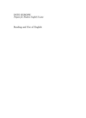 Reading and Use of English