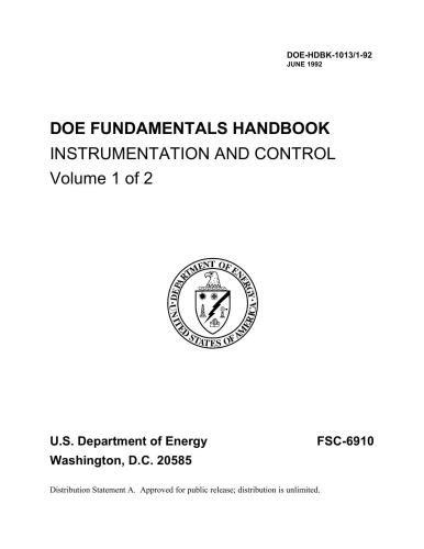 Instrumentation and Control. Volume 1 of 2