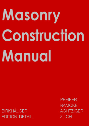 Masonry Construction Manual