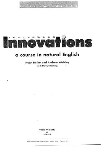 Innovations Intermediate A Course in Natural English (Coursebook, Workbook, Teacher's Book)