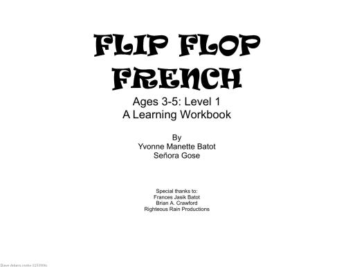 Flip Flop French