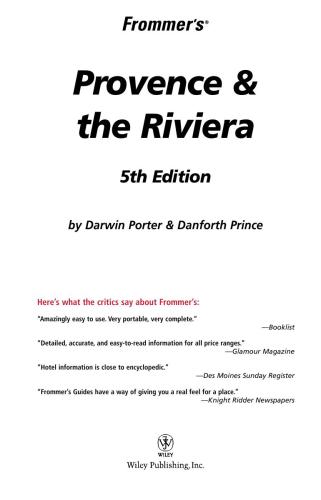 France: Provence & the Riviera