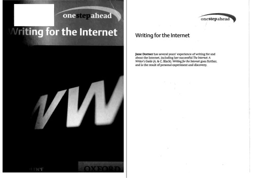 One Step Ahead: Writing for the Internet