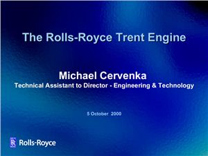 The Rolls-Royce Trent Engine