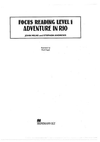 Adventure in Rio (Focus Reading, level 1)