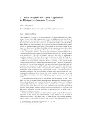 Coheren Evolution in Noisy Environments