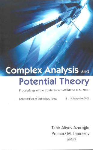 Complex Analysis and Potential Theory