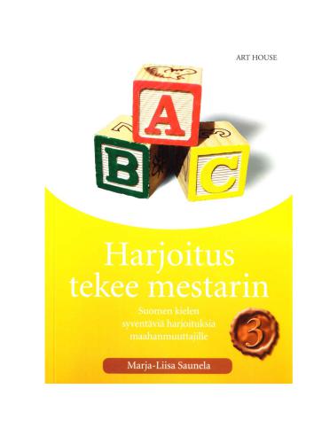Harjoitus tekee mestarin 3. Учебное пособие (упражнения для практики) - 3 выпуск