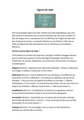 Figures de style