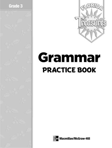 Treasures (Language Arts, Grade 3) - Grammar Practice Book
