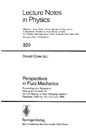 Perspectives in Fluid Mechanics