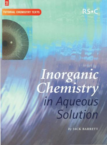 Inorganic Chemistry in Aqueous Solution