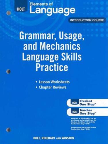 Grammar, Usage, and Mechanics Language Skills Practice (Introductory Course)