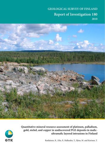 Quantitative mineral resource assessment of platinum, palladium, gold, nickel, and copper in undiscovered PGE deposits in mafic-ultramafic layered intrusions in Finland