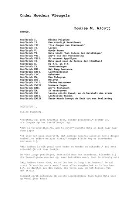 Onder Moeders Vleugels