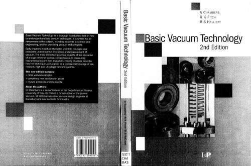 Basic Vacuum Technology