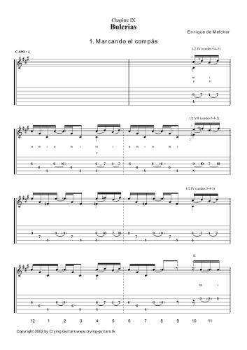 Bulerias (with fingering)