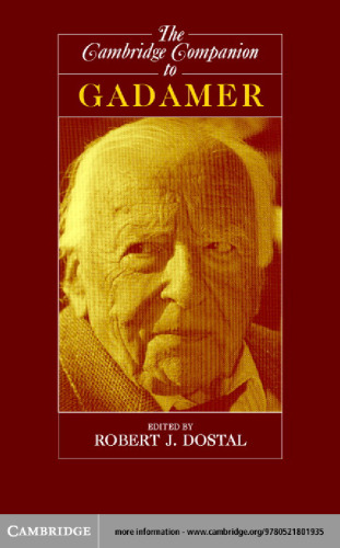 The Cambridge Companion to Gadamer