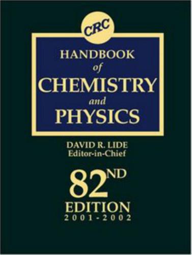 CRC Handbook of Chemistry and Physics