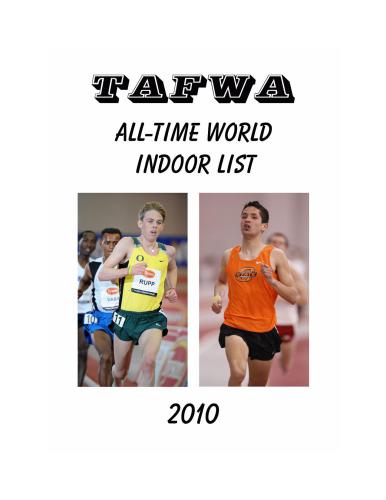 All-time world indoor list 2010