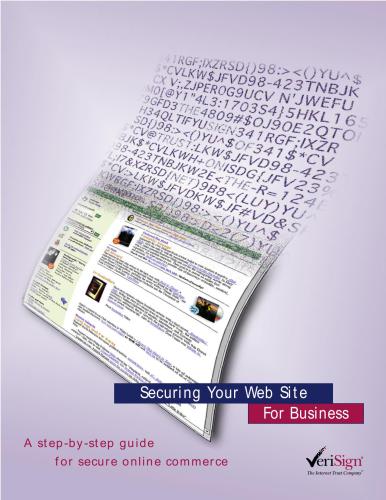 VeriSign. Securing Your Web Site For Business