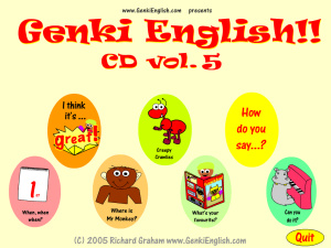 Genki English Primary School English Games, Songs. CD 5 (interactive CDs)