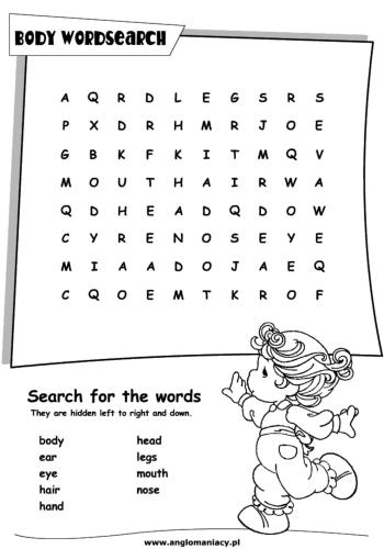 Wordsearch Body
