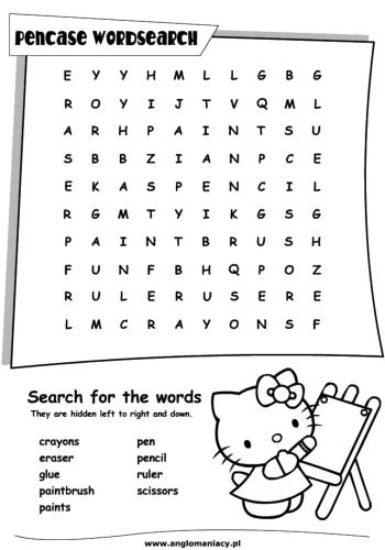 Wordsearch Pencase