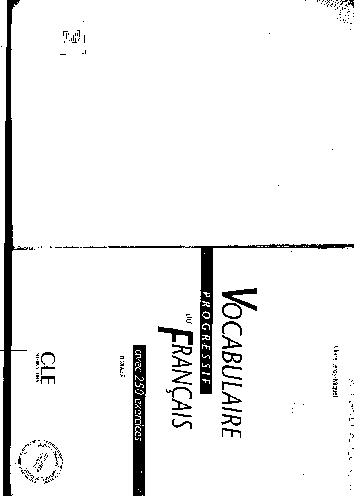 Vocabulaire progressif du Franсais