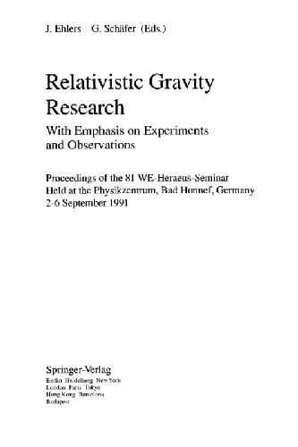 Relativistic Gravity Research With Emphasis on Experiments and Observations